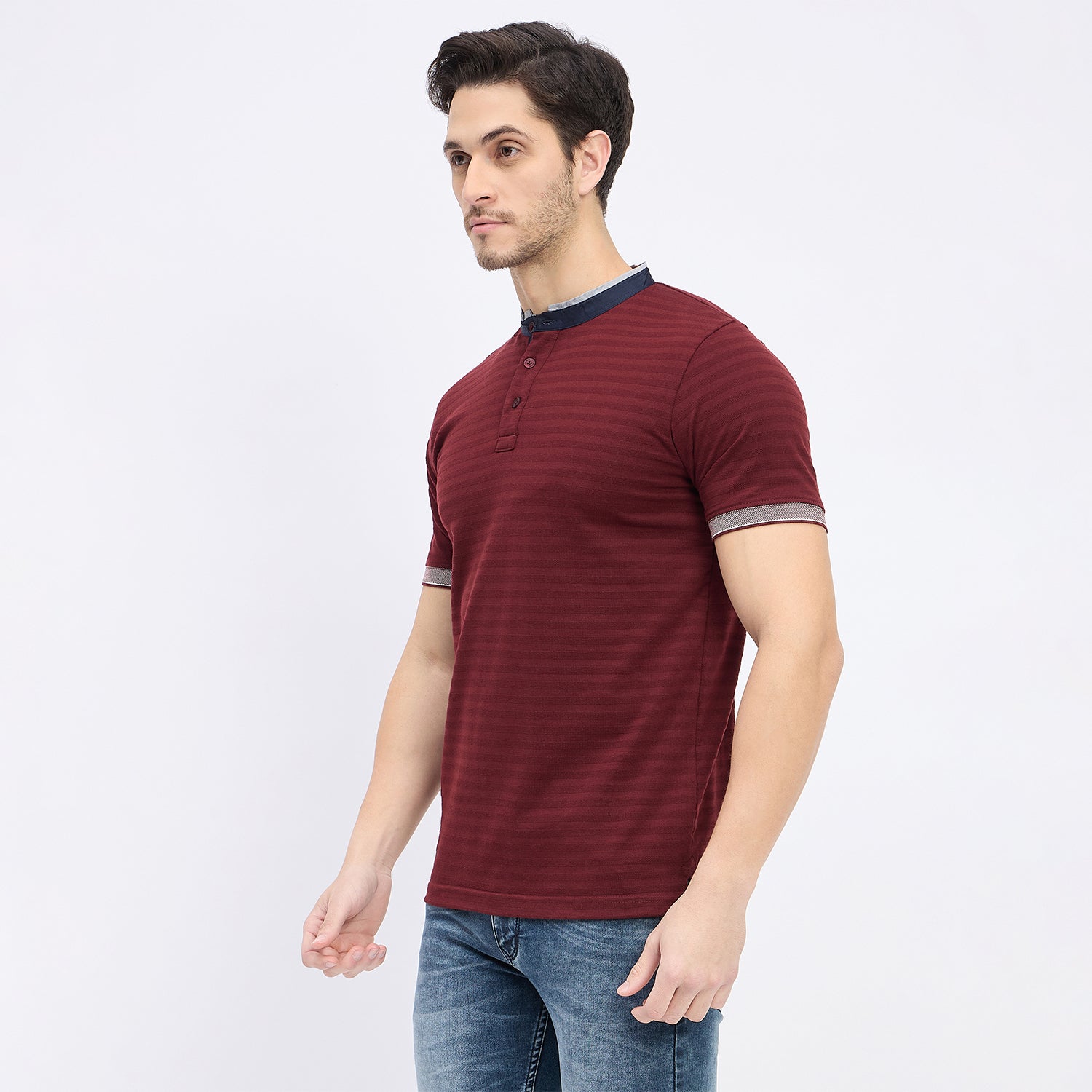 Duke Stardust Men Half Sleeve Cotton T-shirt (LF7264)