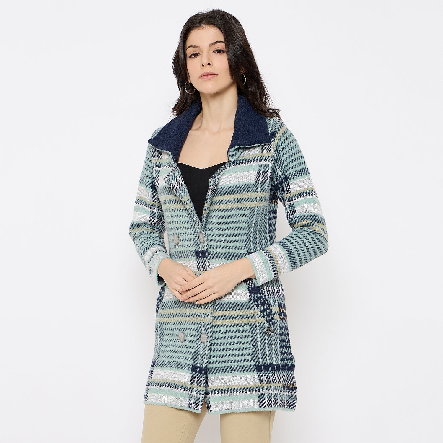 Duke Urban Women Full Sleeve Long Sweater (SDS1216)