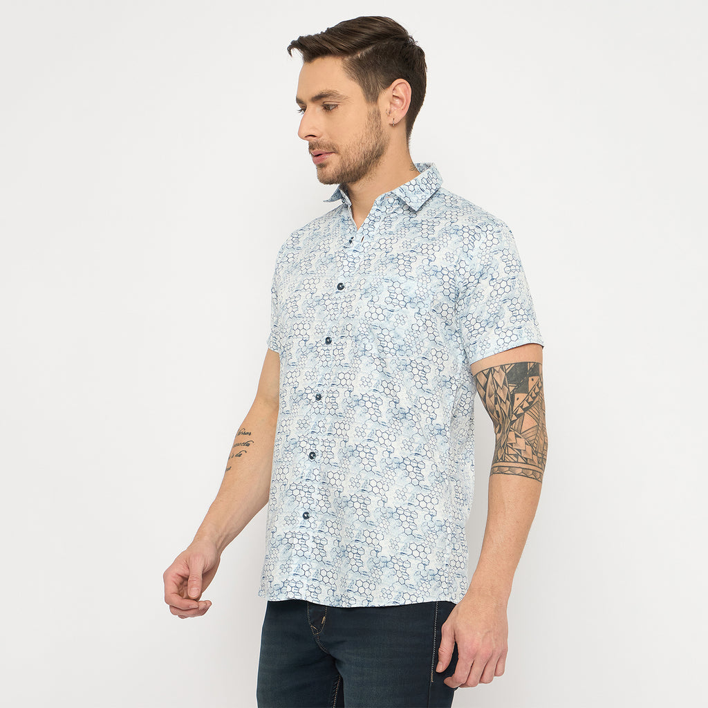 Duke Urban Men Half Sleeve Cotton Shirt (SDO4PRS)