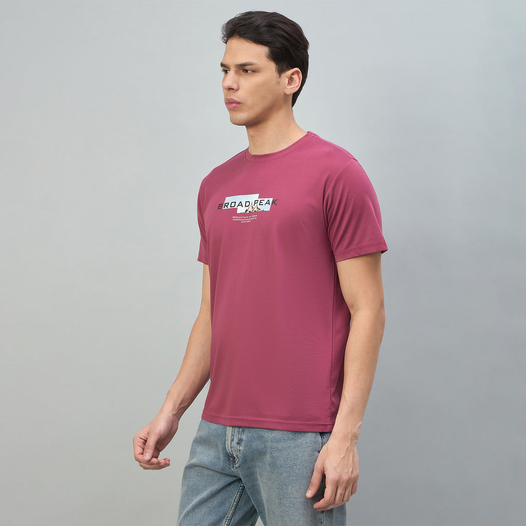 Duke Urban Men Solid Half Sleeve Round Neck Casual Tshirt (LF7524)