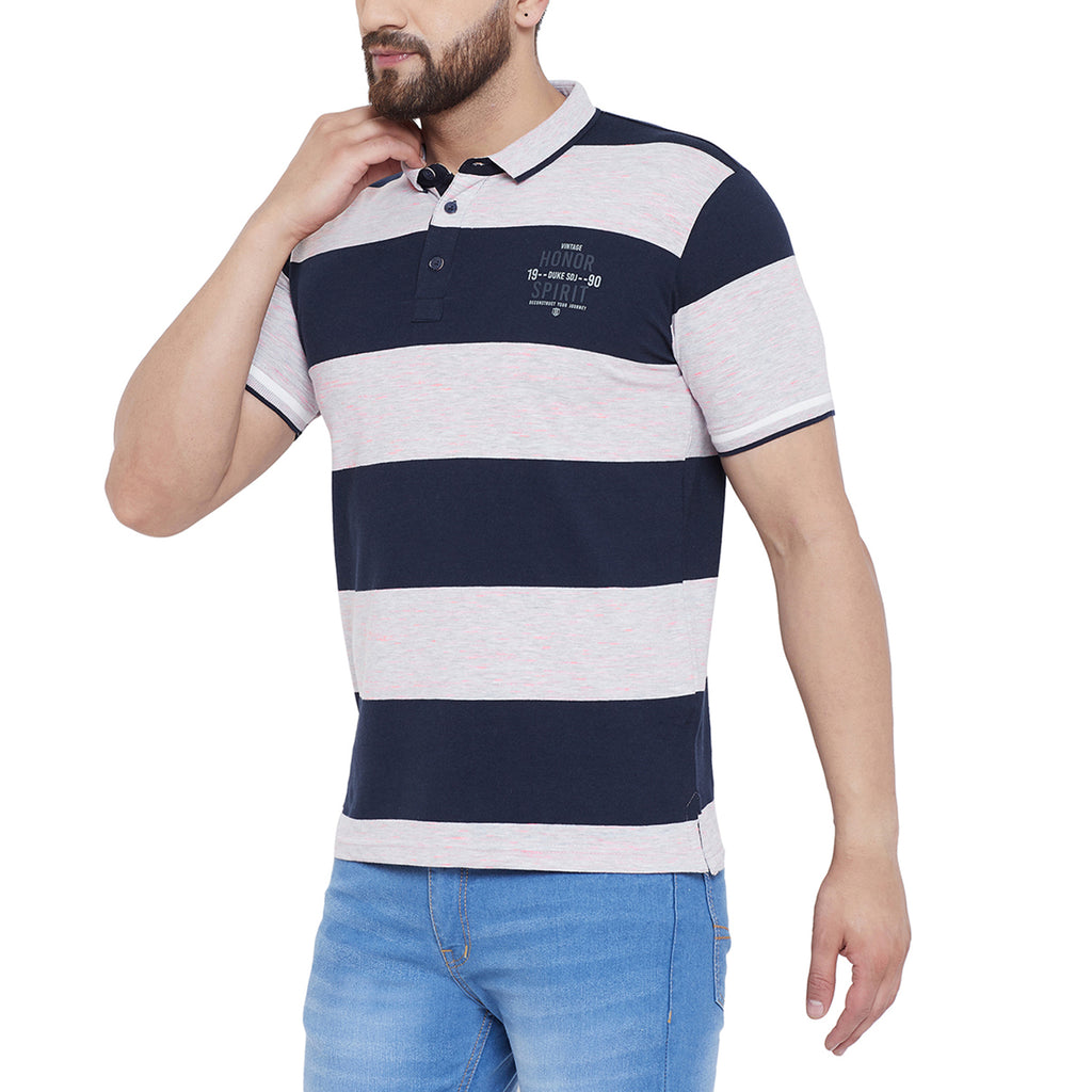 Duke Stardust Men Half Sleeve Cotton Tshirt (LF4681)