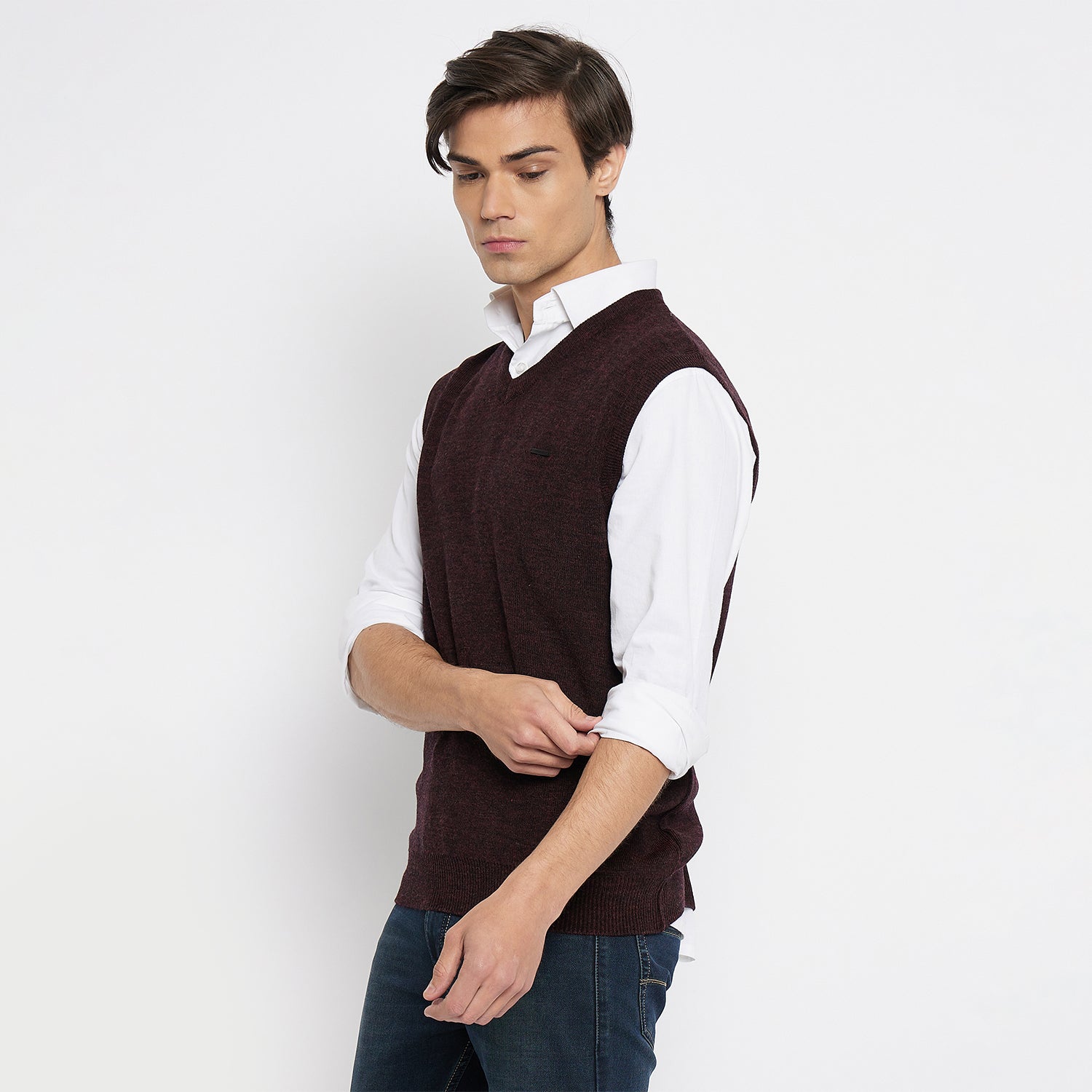Duke Urban Men Sleeveless V-Neck Sweater (SDS5000)