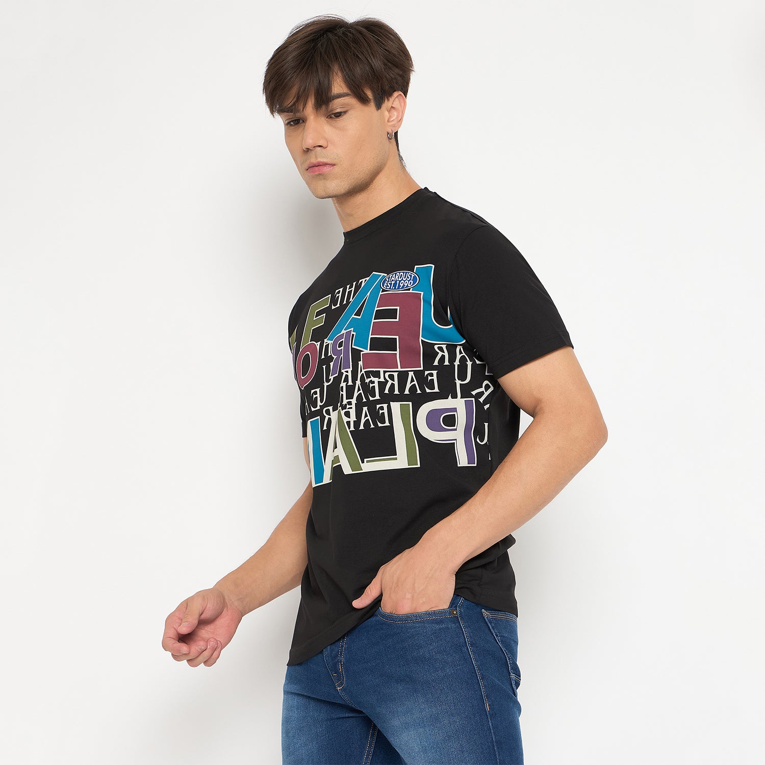Duke Urban Men Half Sleeve Cotton T-shirt (LF7053)