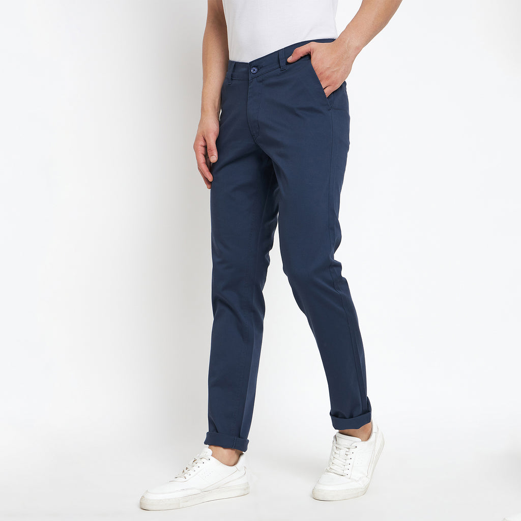 Duke Stardust Men Solid Chinos Trousers (SDT4512)