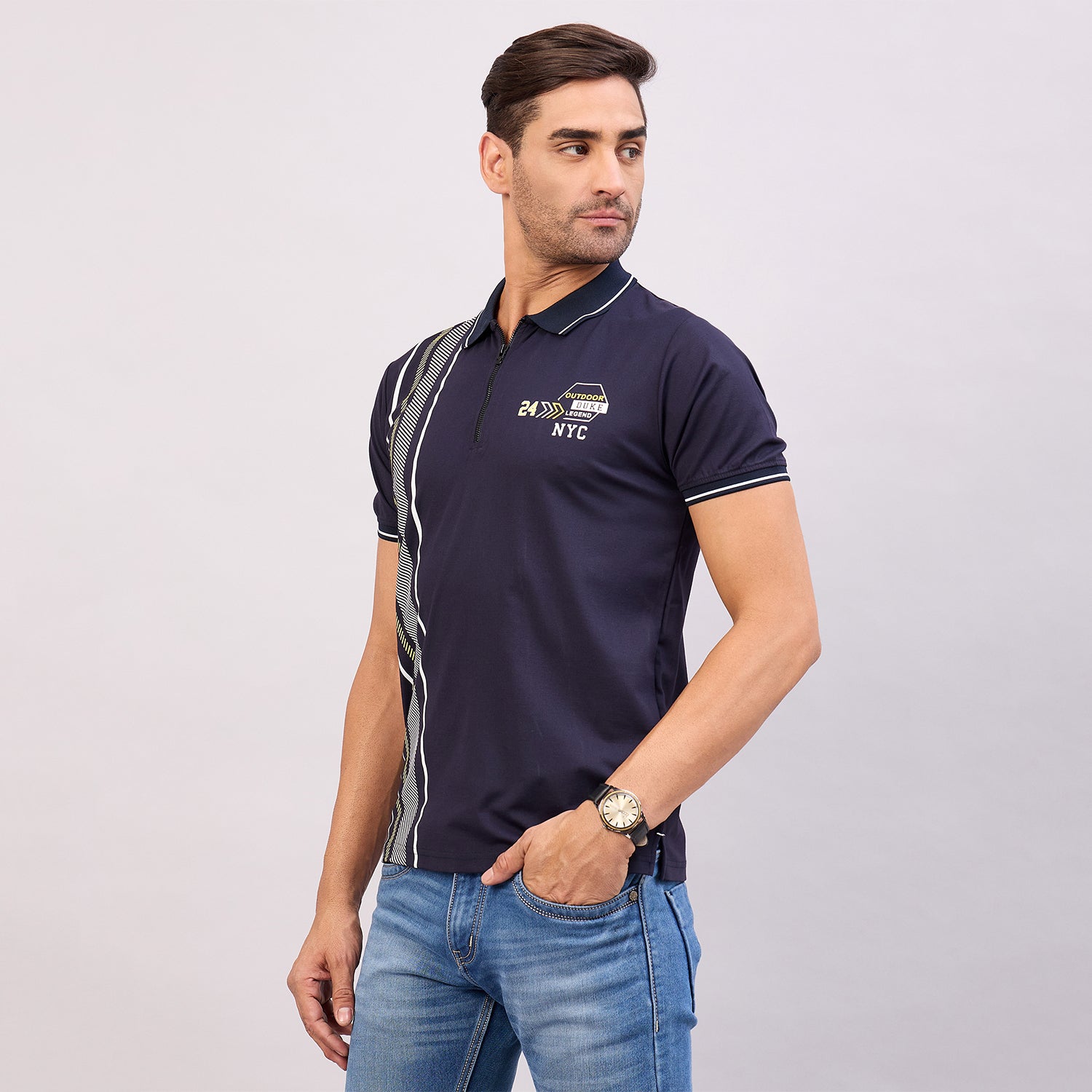 Duke Urban Men Half Sleeve Cotton Polo Tshirt (ON3168)
