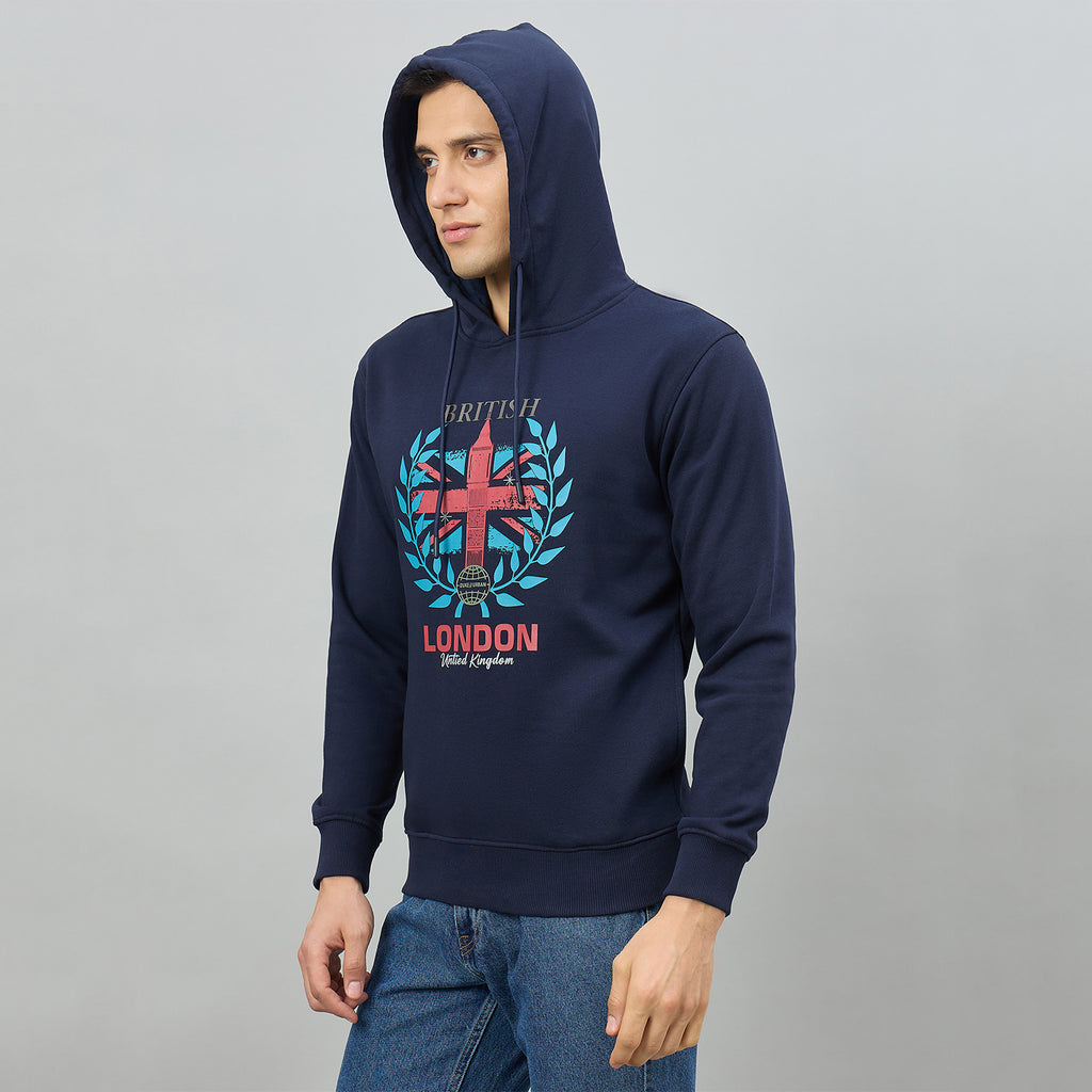 Duke Men Full Sleeve Hooded Regular Sweatshirt (LF6456)