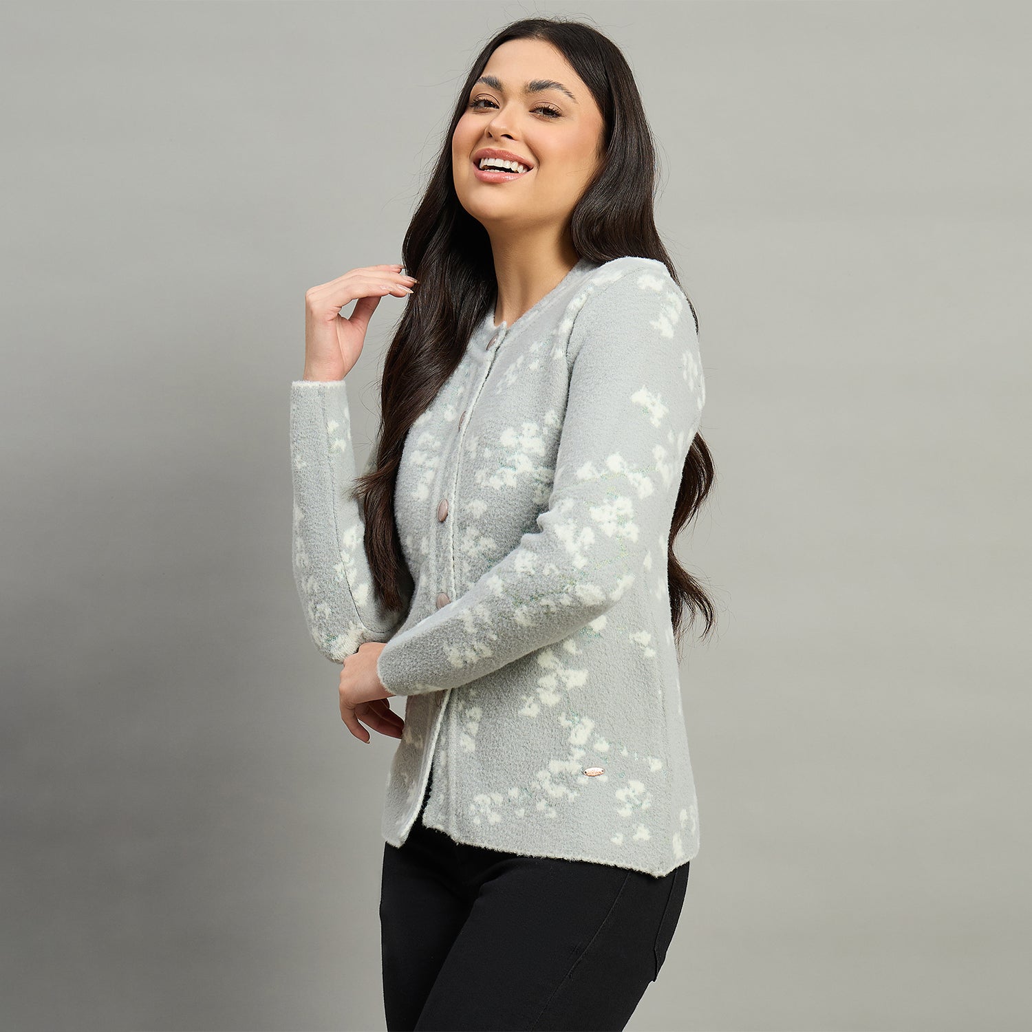 Duke Urban Women Full Sleeve Short Sweater (SDS1331)