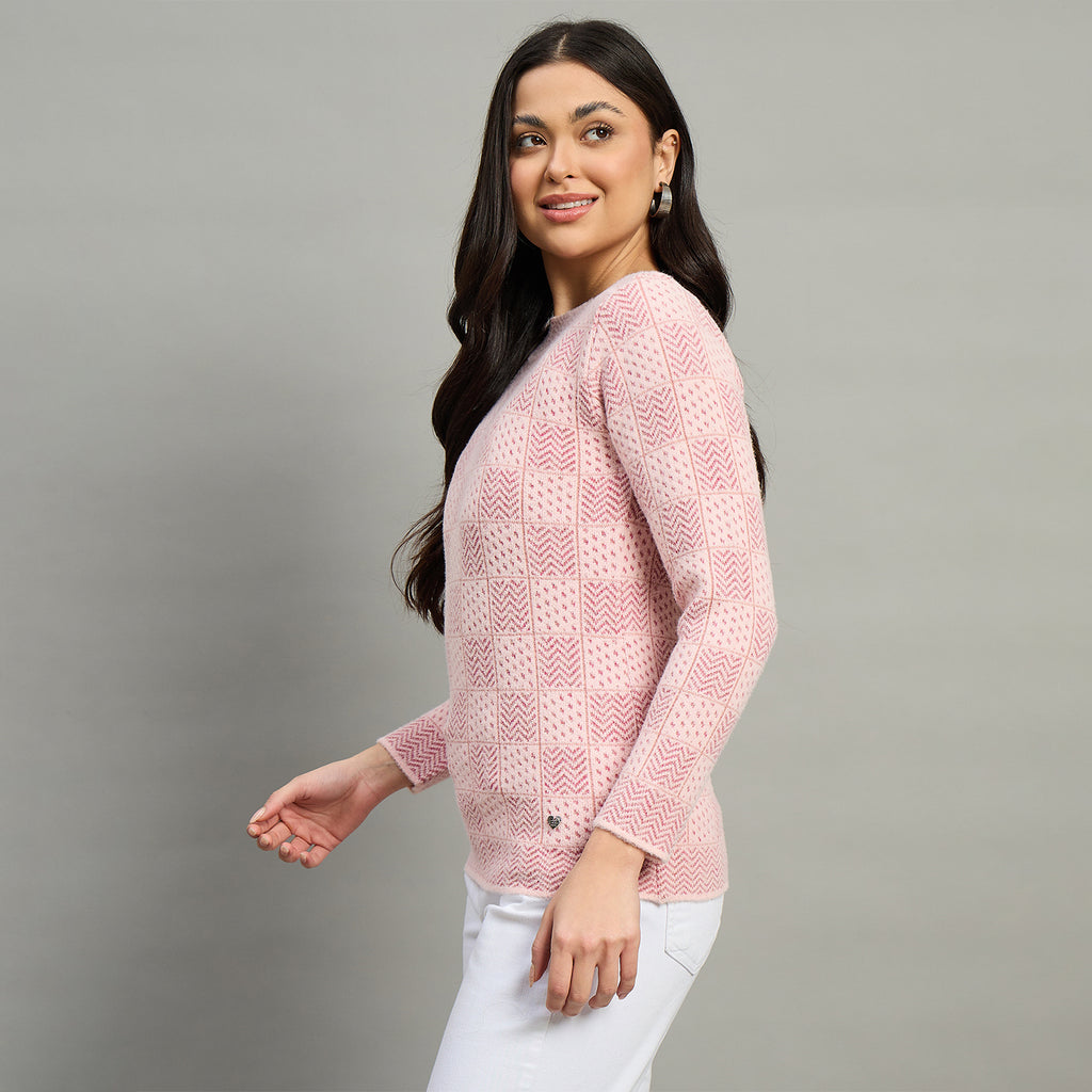 Duke Urban Women Full Sleeve Boat Neck Sweater (SDS1398C)