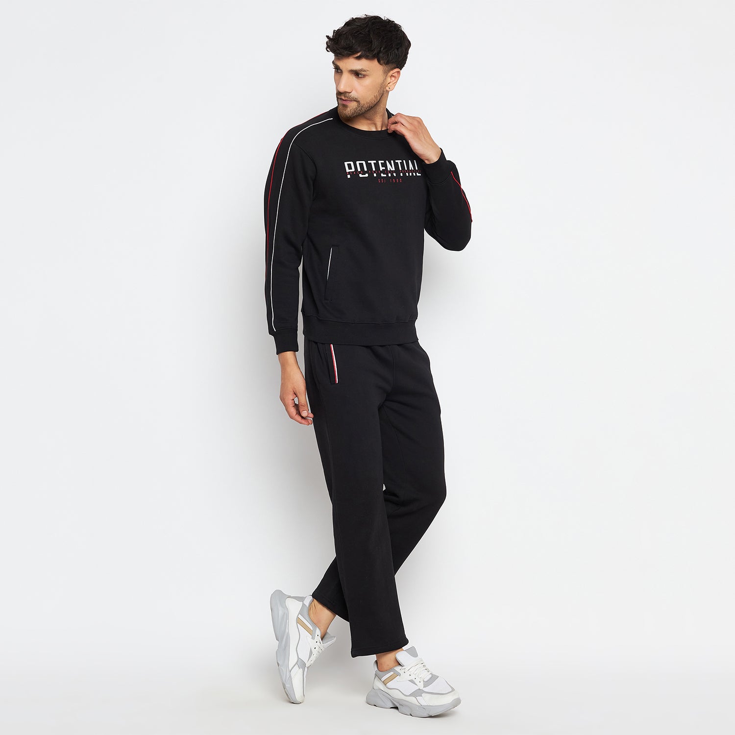 Duke Urban Men Solid Track-Suit (LF3715)