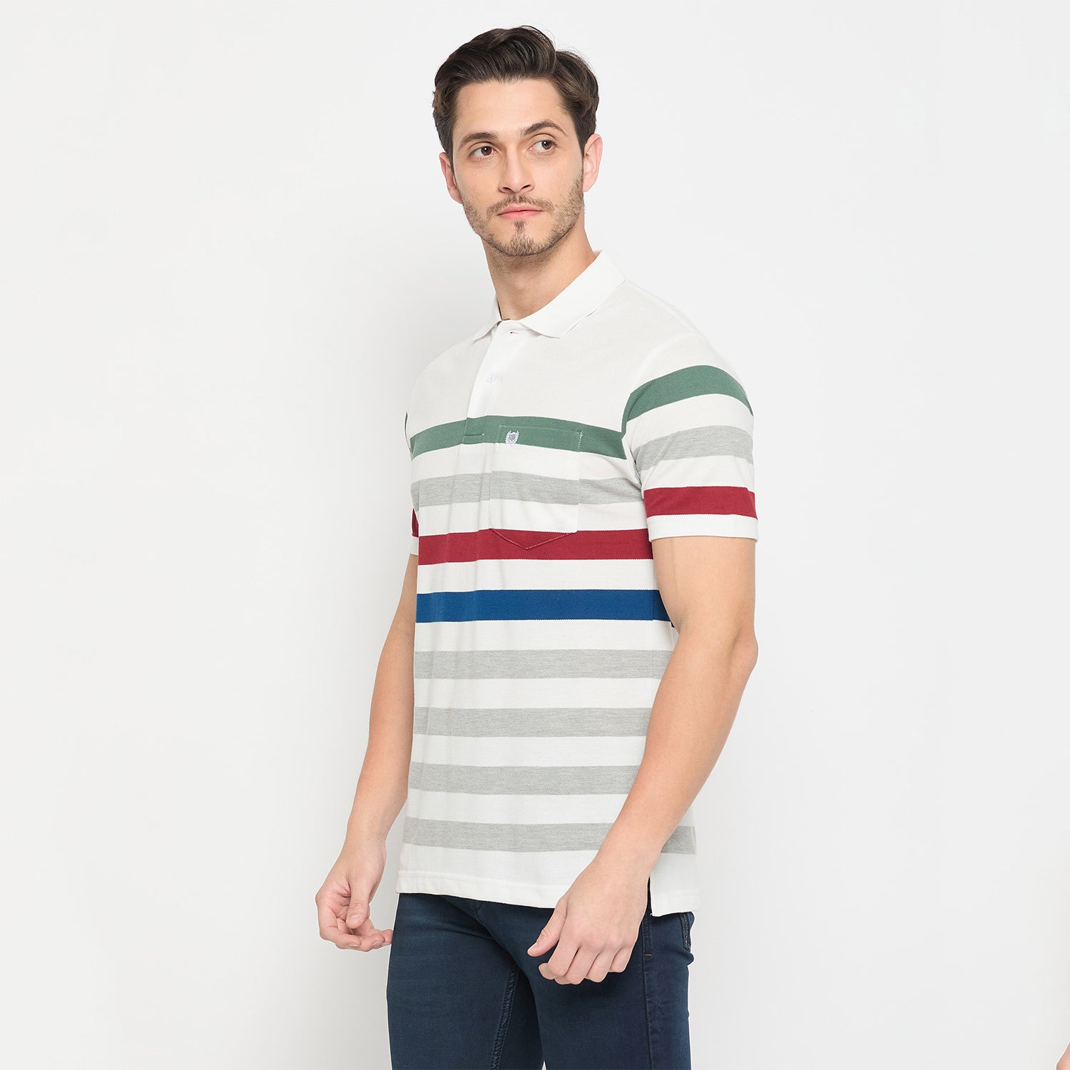 Duke Stardust Men Half Sleeve Cotton T-shirt (LF7278)