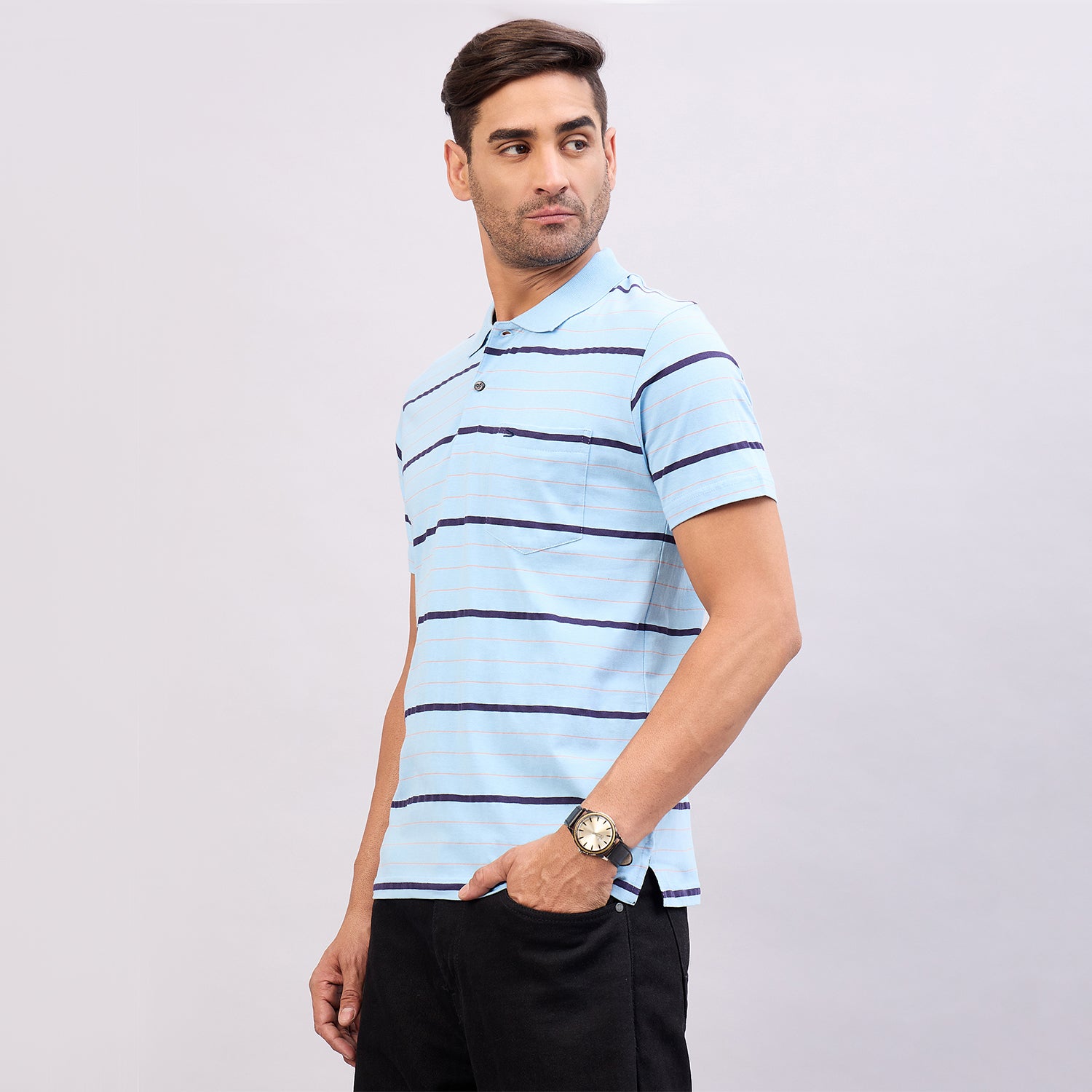 Duke Urban Men Half Sleeve Cotton Polo Tshirt (ON1378)