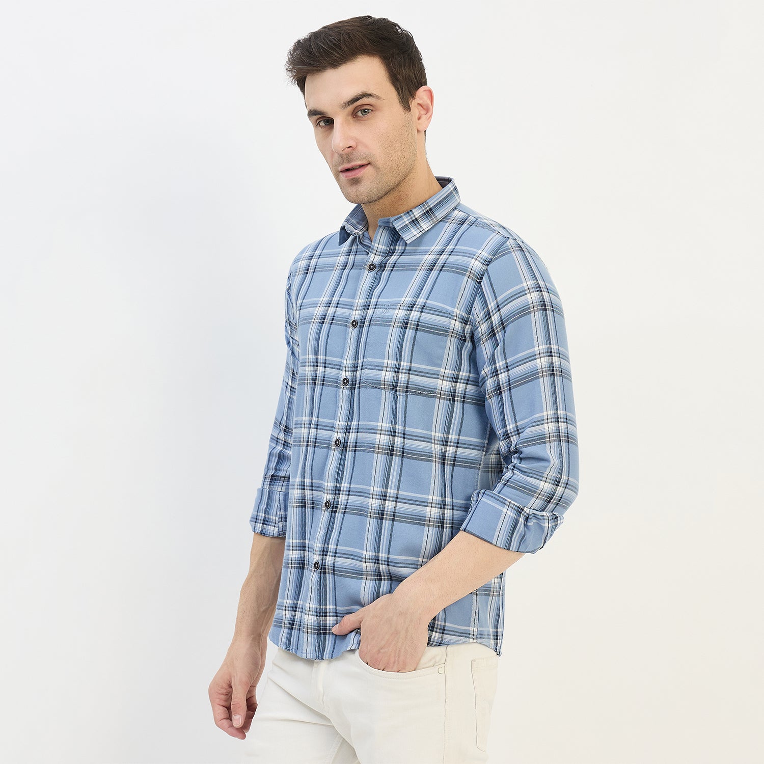 Duke Urban Men Full Sleeve Cotton Shirt (SDO9054)