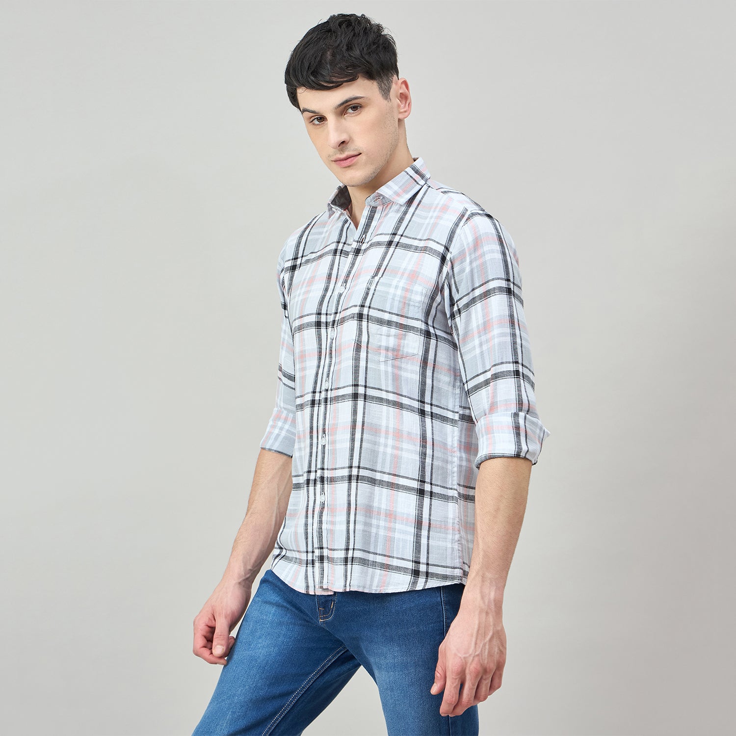 Duke Urban Men Full Sleeve Cotton Shirt (SDO8CKAW)
