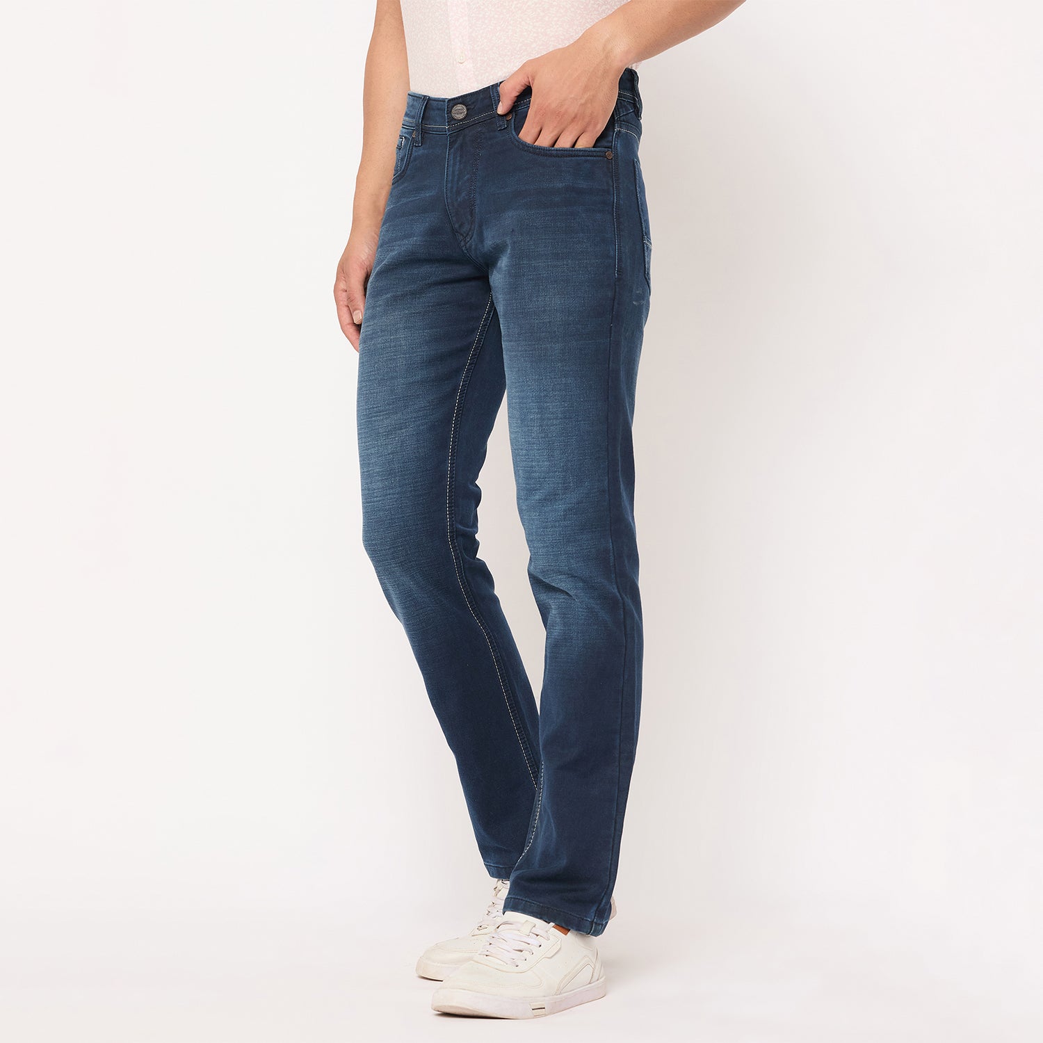 Duke Urban Men Comfort Fit Stretchable Jeans (SDD5660C)