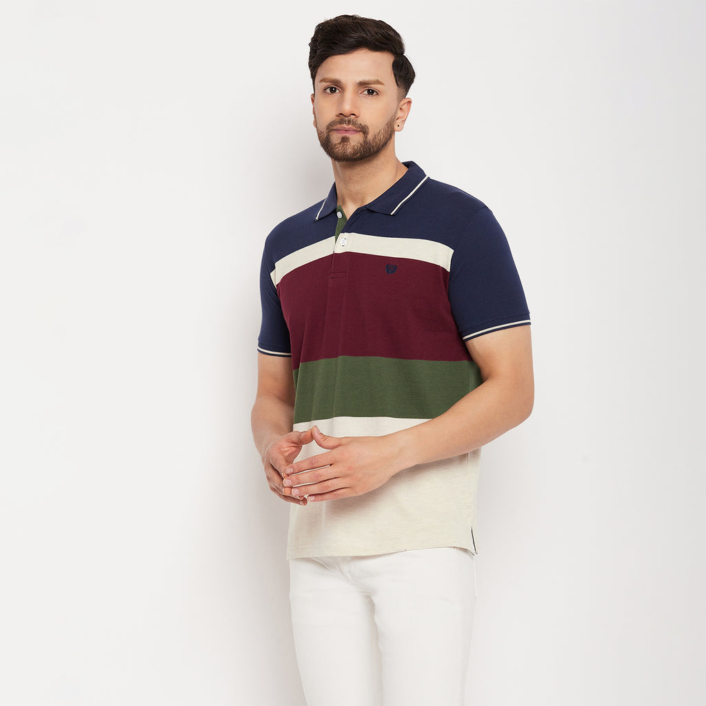 Duke Stardust Men Half Sleeve Cotton T-shirt (LF5718)