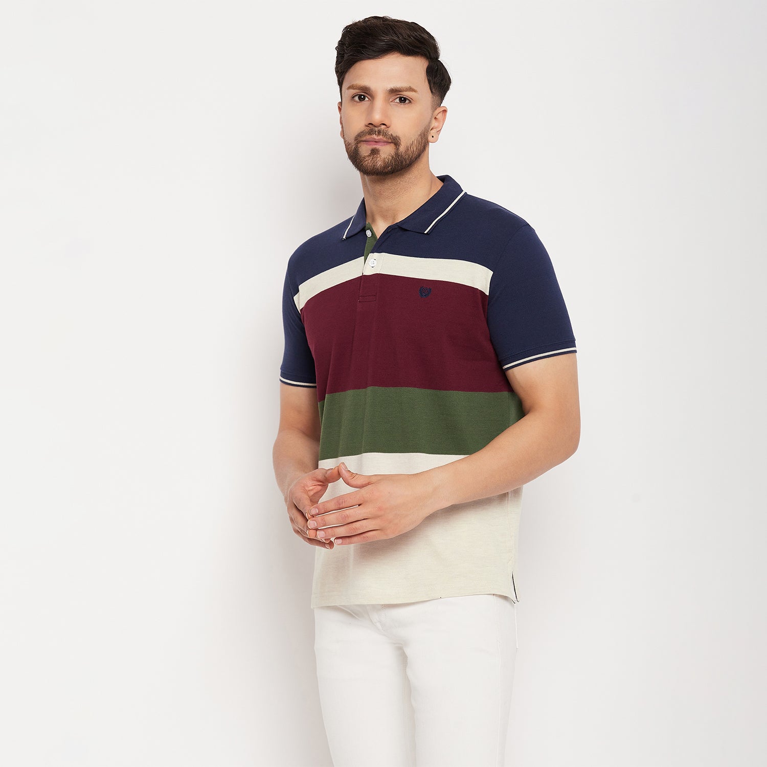 Duke Stardust Men Half Sleeve Cotton T-shirt (LF5718)