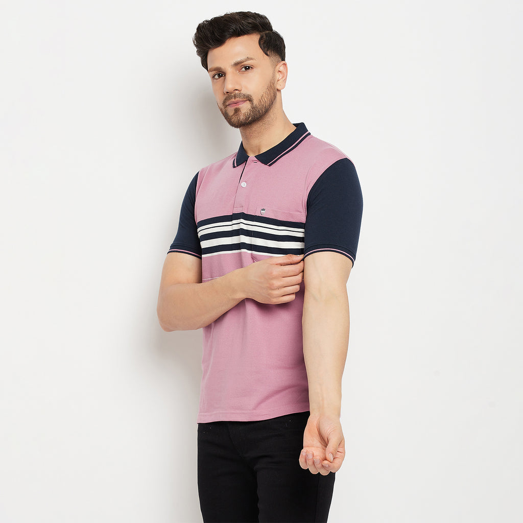 Duke Stardust Men Half Sleeve Polo Neck Cotton T-shirt (LF5721)