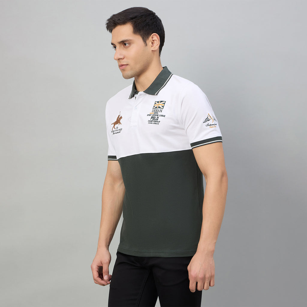 Duke Men Half Sleeve Cotton Regualr Fit Casual T-shirt (LF7975)