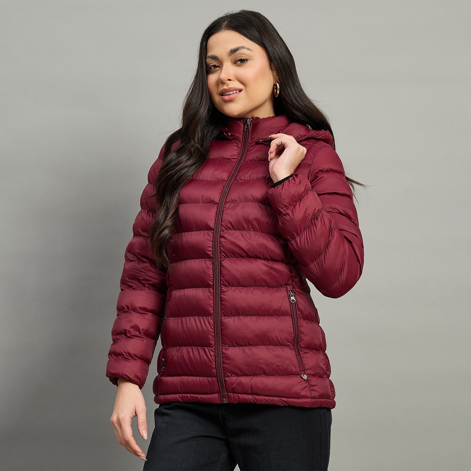 Duke Urban Short Style Hooded Bomber Jacket (SDZ4029N)