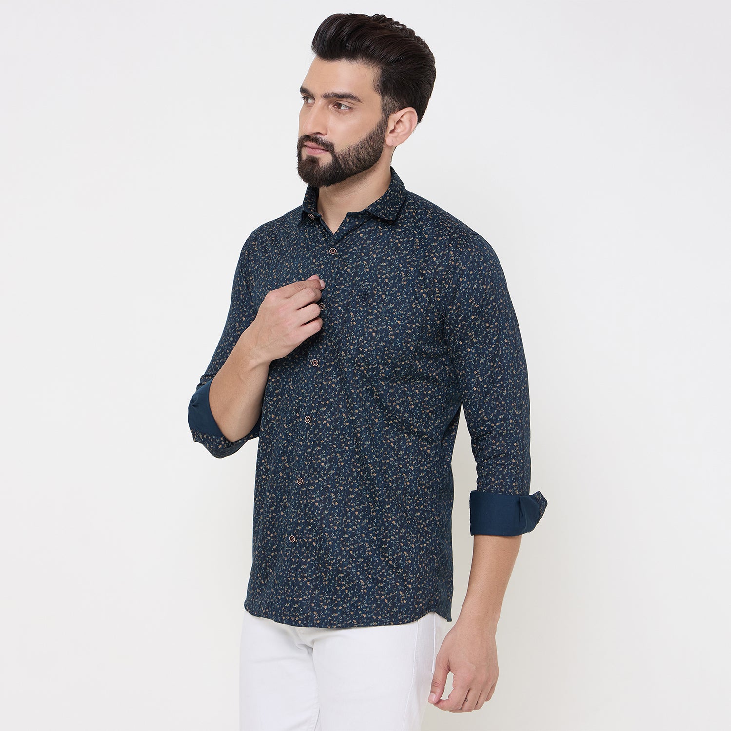 Duke Urban Men Full Sleeve Cotton Shirt (SDO8PRF)
