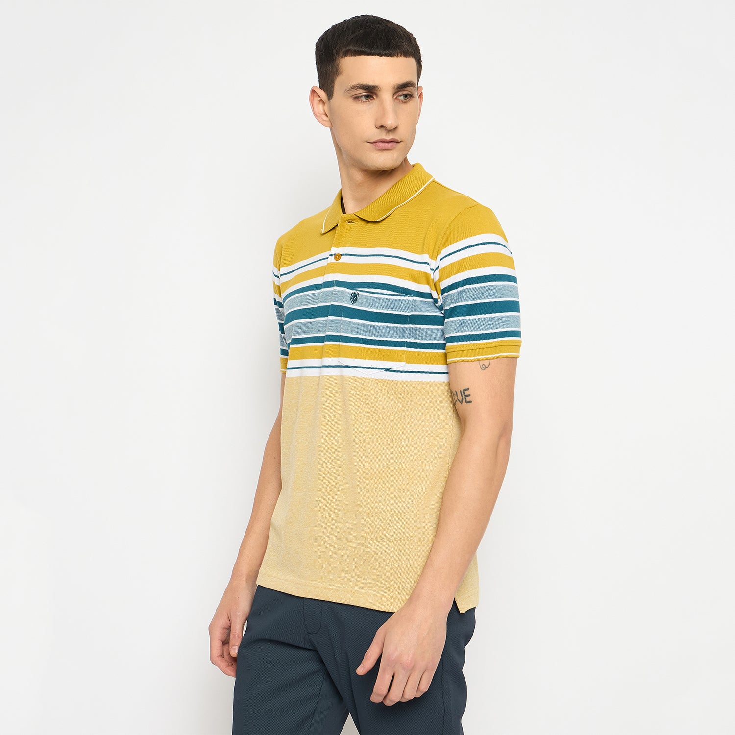 Duke Urban Men Half Sleeve Cotton Tshirt (LF7193)