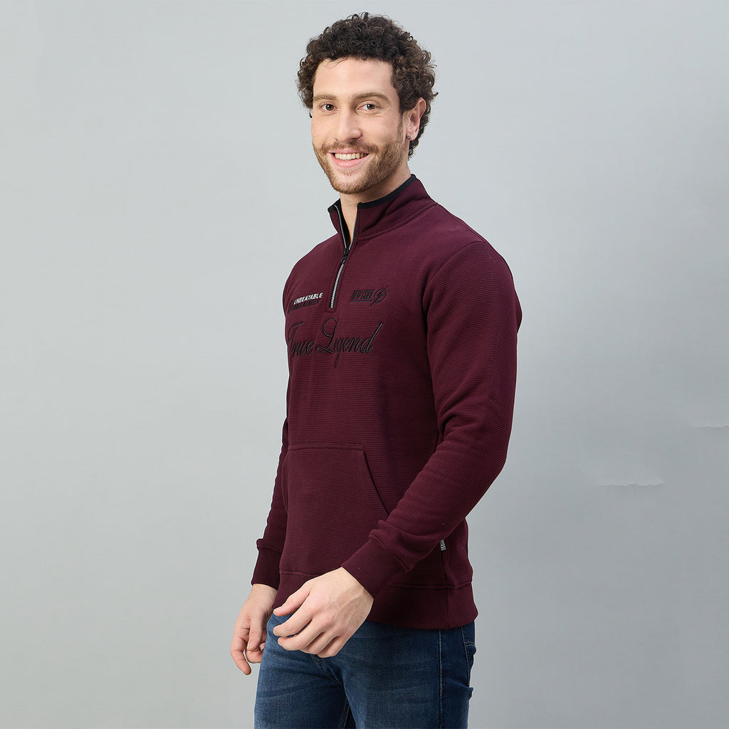 Duke Urban Men Half Zip Regular Sweathirt (LF6424)