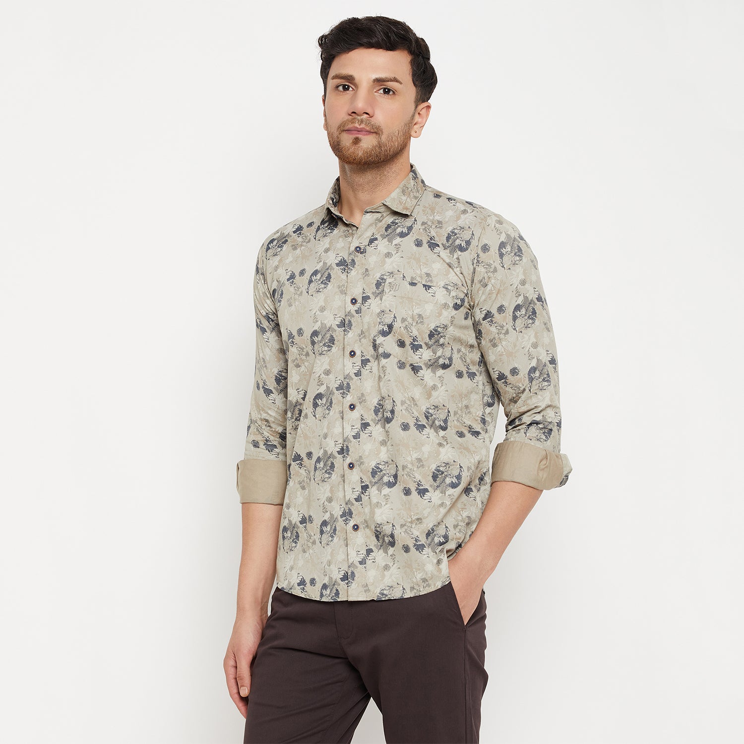 Duke Urban Men Full Sleeve Cotton Shirt (SDO8PRG)