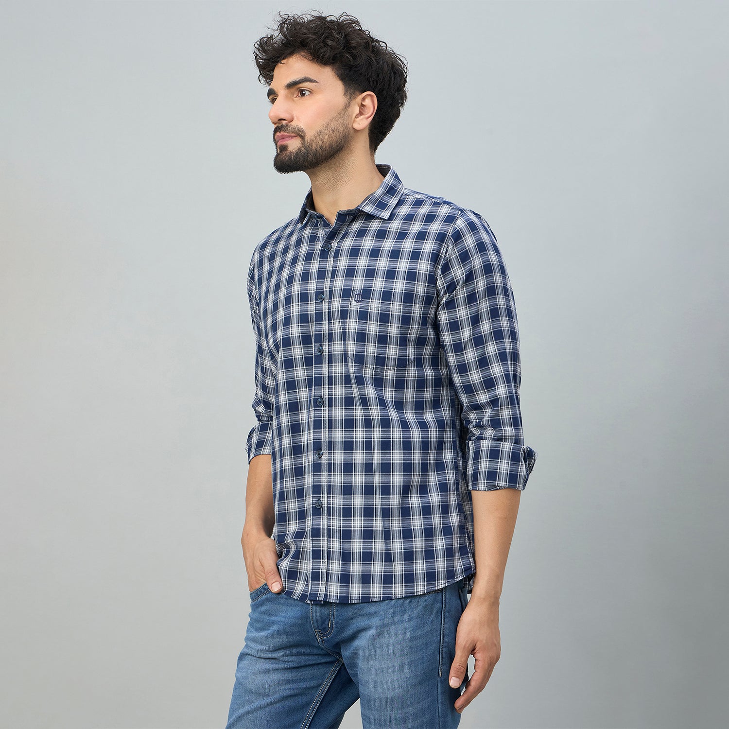 Duke Urban Men Full Sleeve Cotton Shirt (SDO5CKBB)