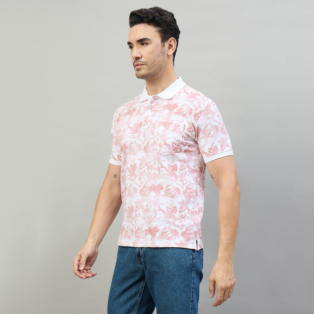 Duke Urban Men Half Sleeve Cotton Smart Fit Casual T-shirt (LF7980)