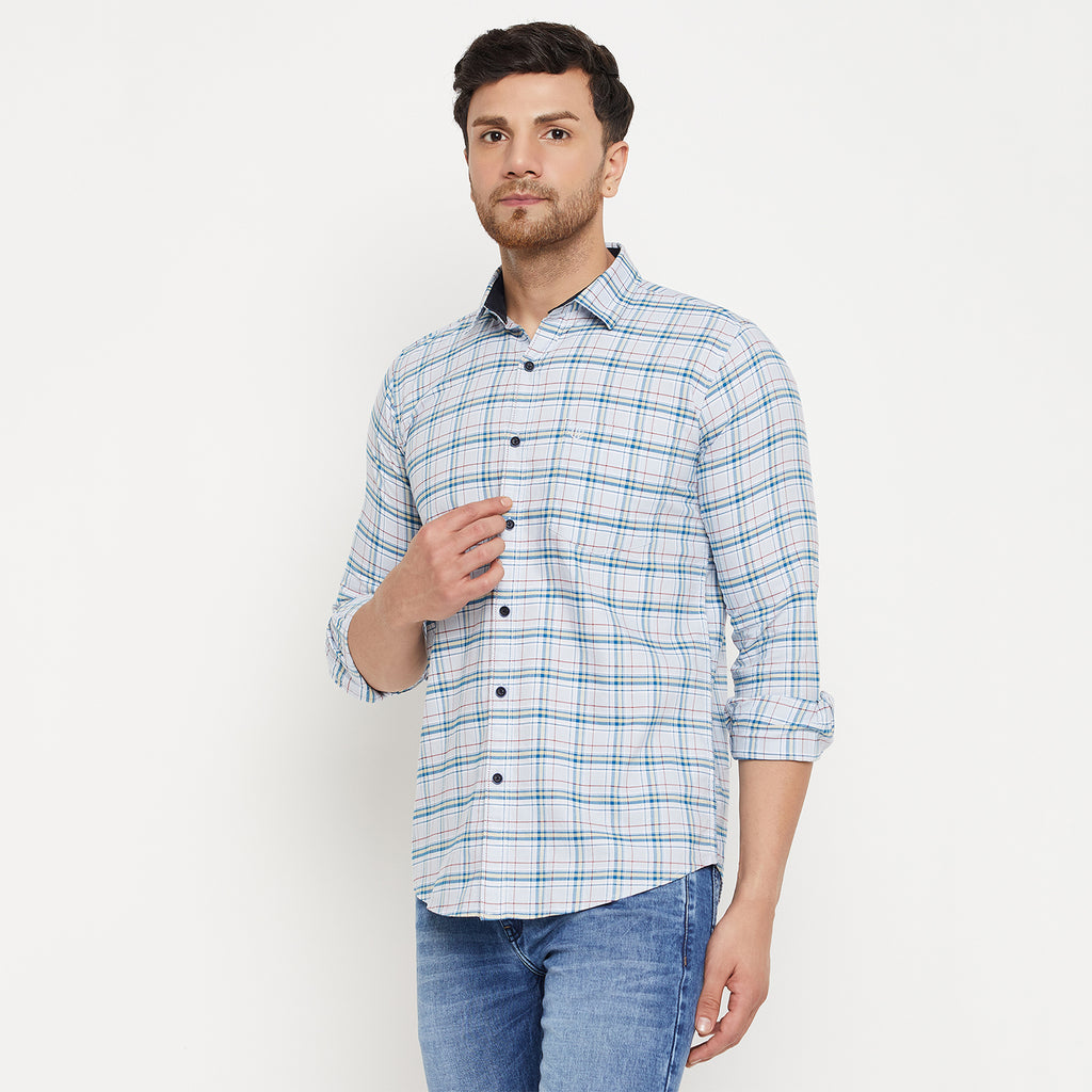 Duke Urban Men Full Sleeve Cotton Shirt (SDO5CKOR)