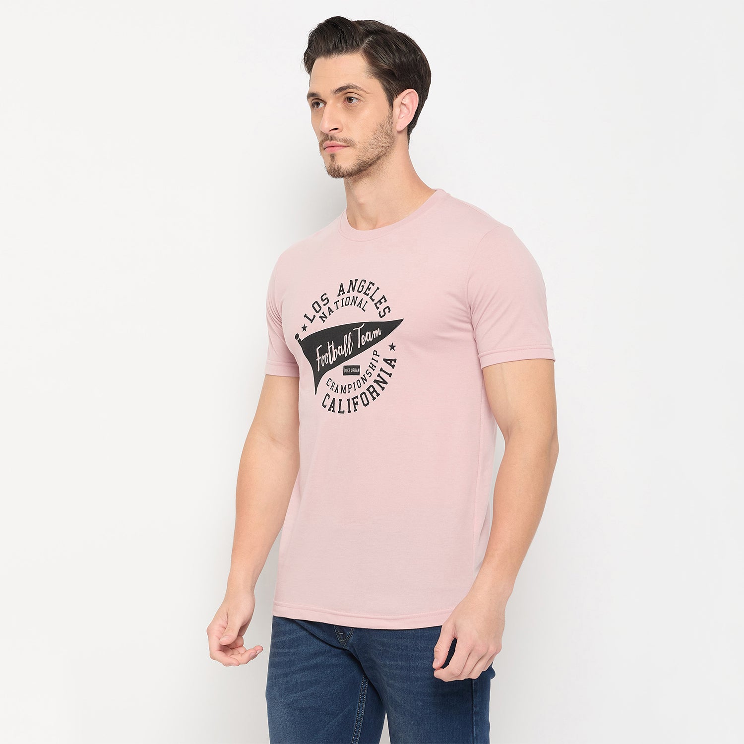 Duke Urban Men Half Sleeve Cotton Pack of 3 T-shirts  (ONSDVP42)