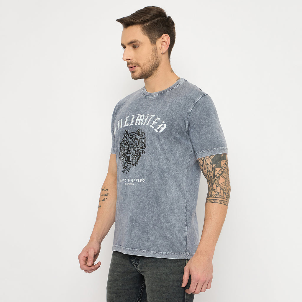 Duke Urban Men Half Sleeve Cotton Tshirt (LF7427)