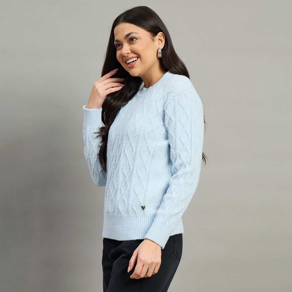 Duke Urban Women Round Neck Full Sleeve Sweater (SDS1396)