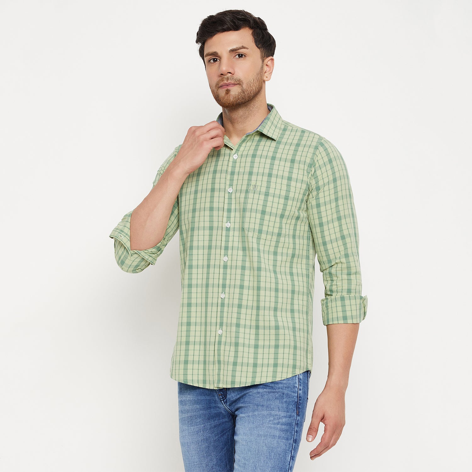 Duke Urban Men Full Sleeve Cotton Shirt (SDO9CKB)