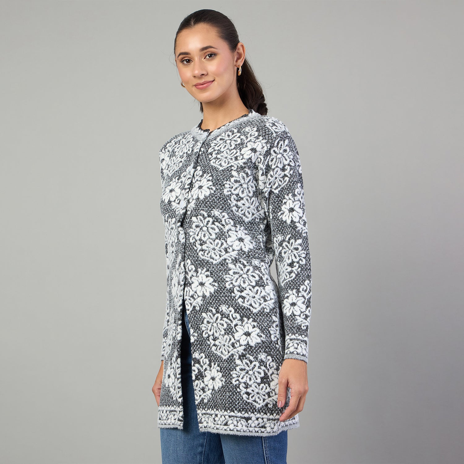 Duke Women Long Coat Shortstyle Cardigan (ONSDS106)
