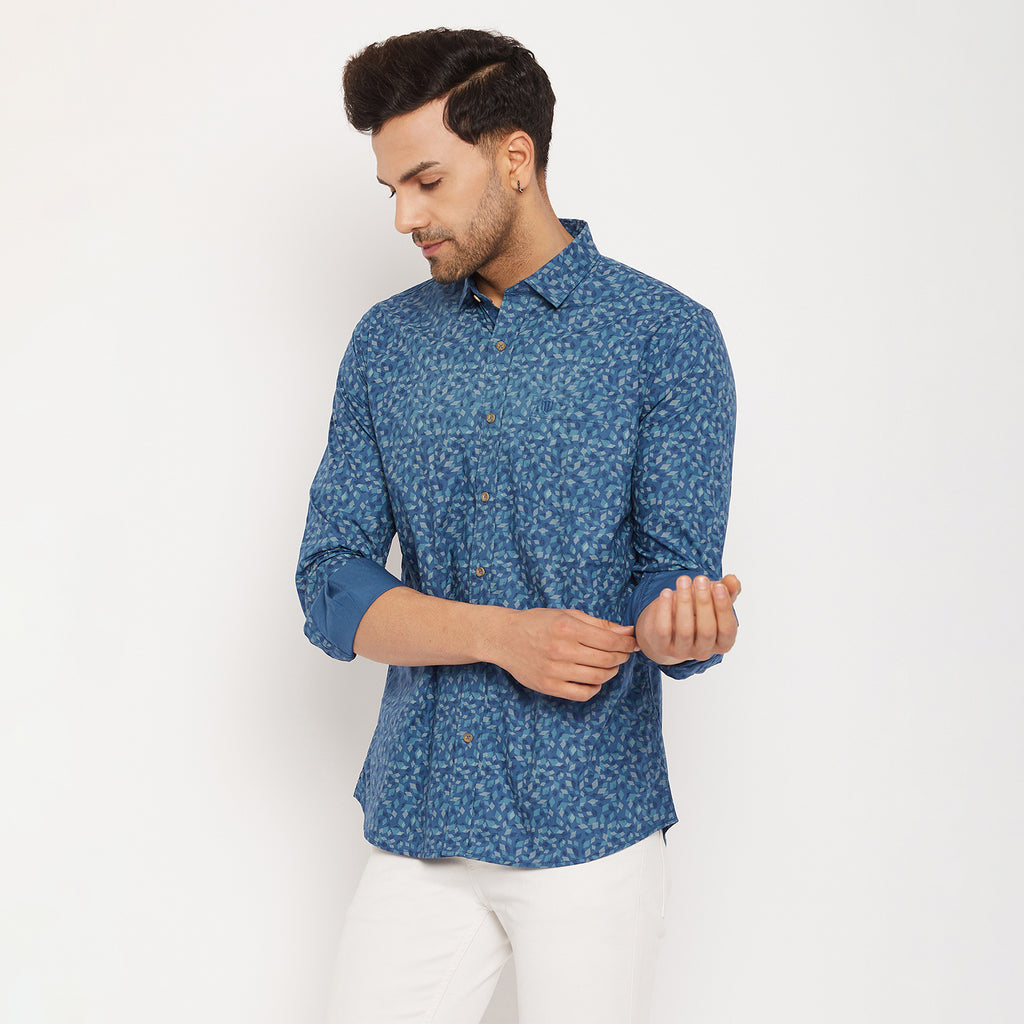 Duke Men Stardust Cotton Full Sleeve Shirt (SDO8PRS)