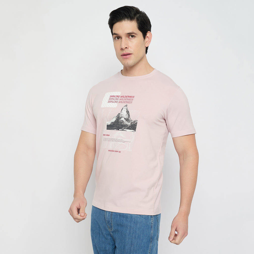 Duke Urban Men Half Sleeve Cotton Tshirt (LF7438)