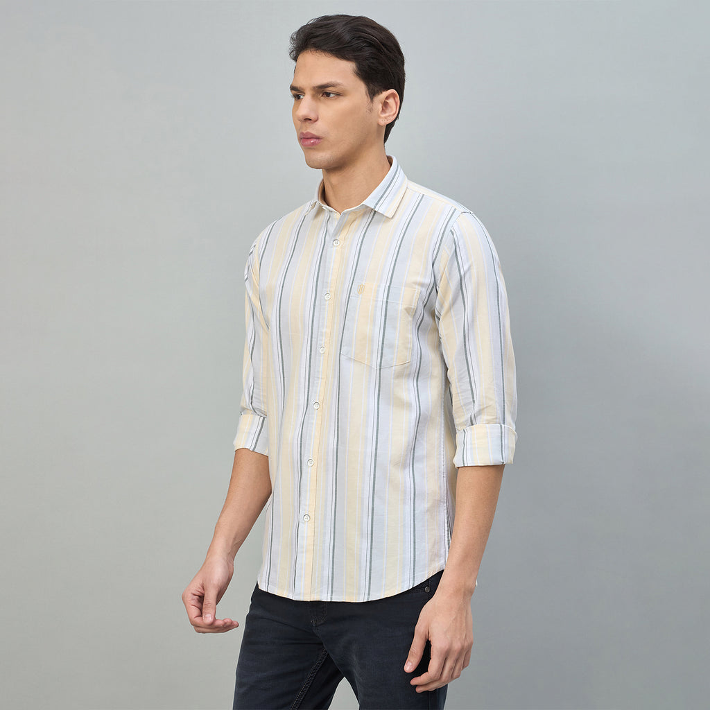 Duke Urban Men Checkered Pure Cotton Slim Fit Casual Full Sleeve Shirt (SDO9STF)
