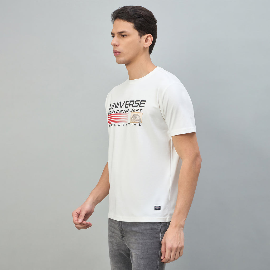 Duke Urban Men Graphic Print Half Sleeve Round Neck Casual Tshirt (LF7537)