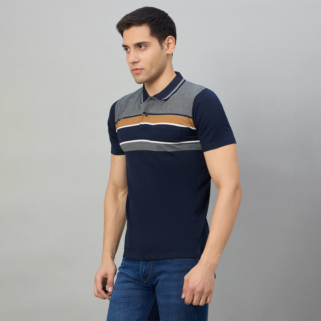 Duke Men Half Sleeve Cotton Regualr Fit Casual T-shirt (MLF1176)