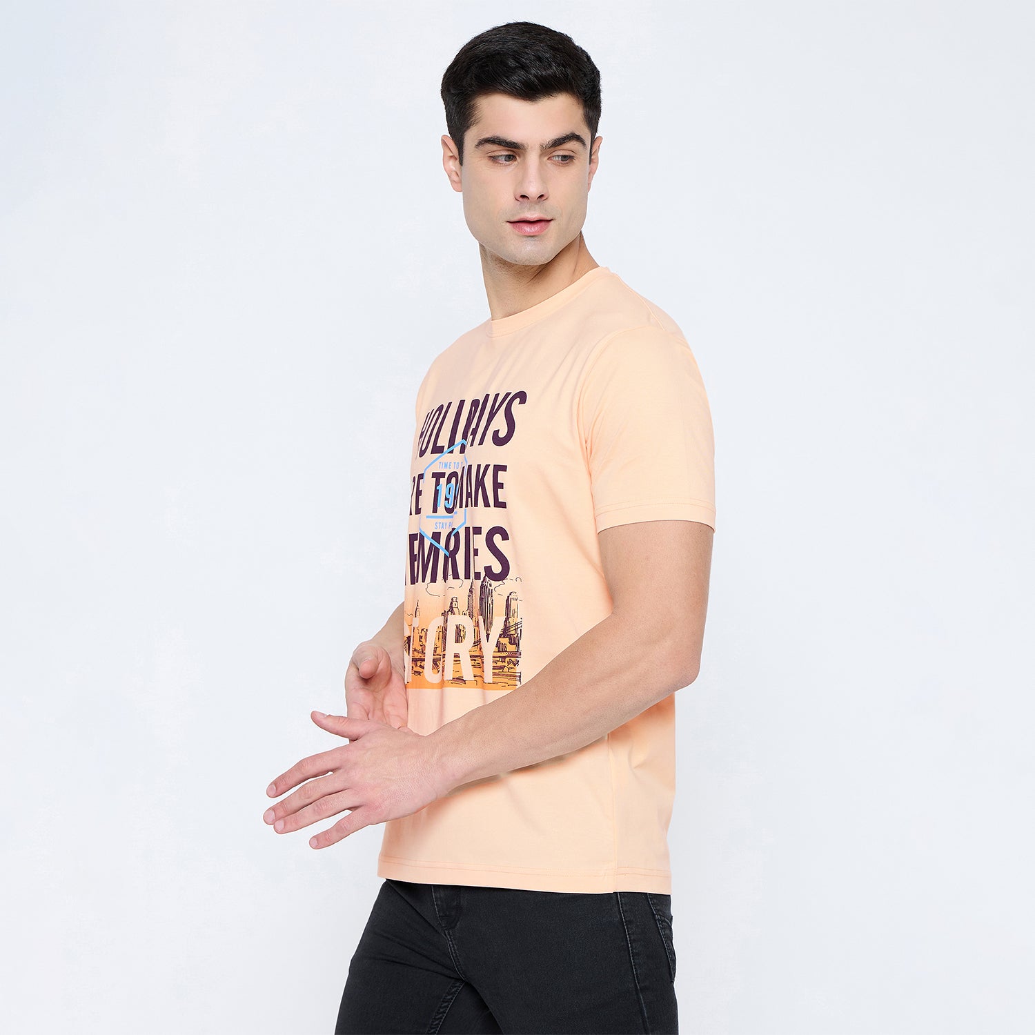 Duke Urban Men Half Sleeve Cotton T-shirt (LF7290)
