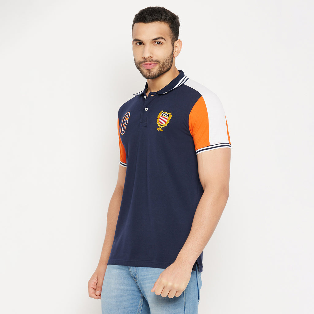 Duke Stardust Men Half Sleeve Polo Neck Cotton T-shirt (3965)