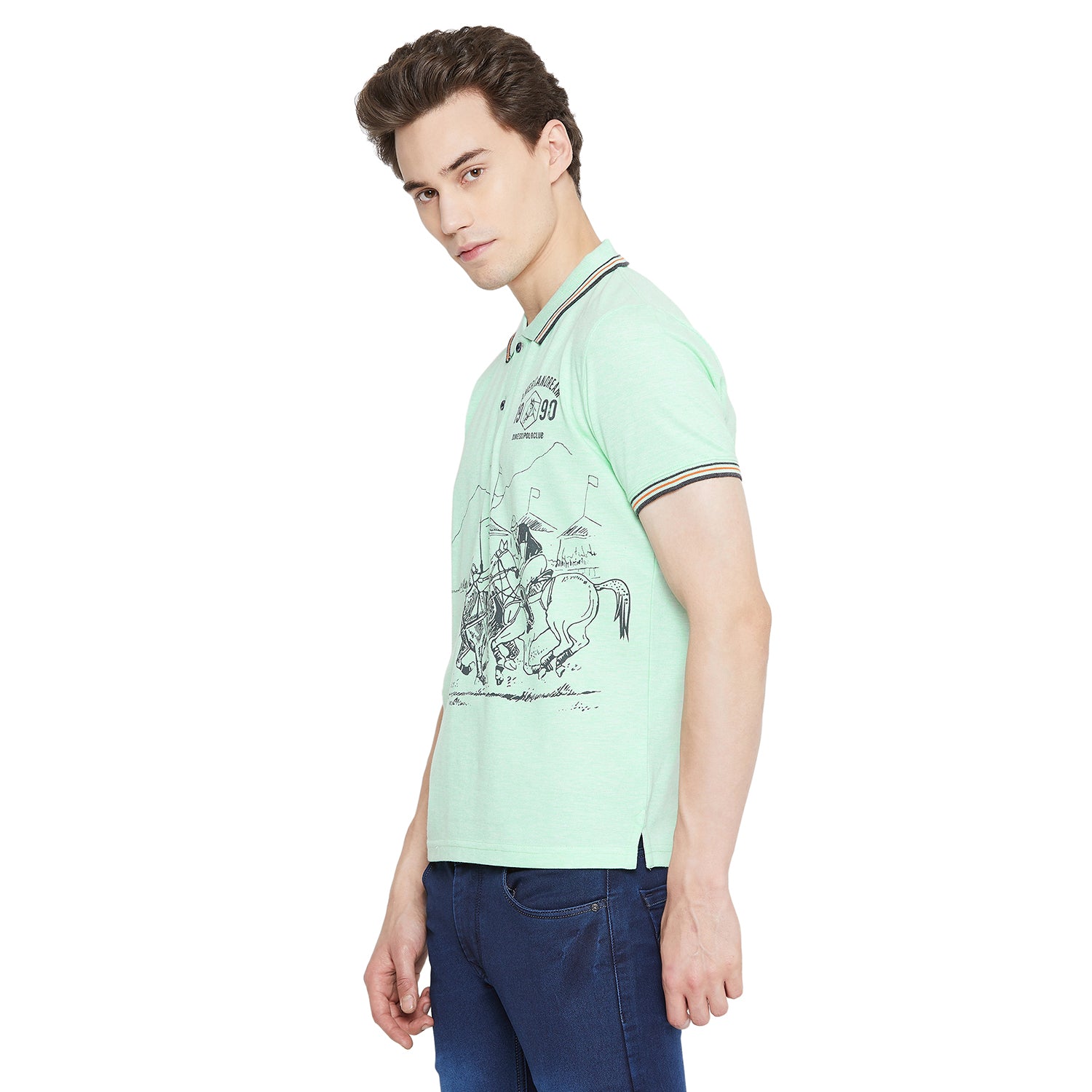 Duke Urban Men Half Sleeve Cotton T-shirt (LF4220)