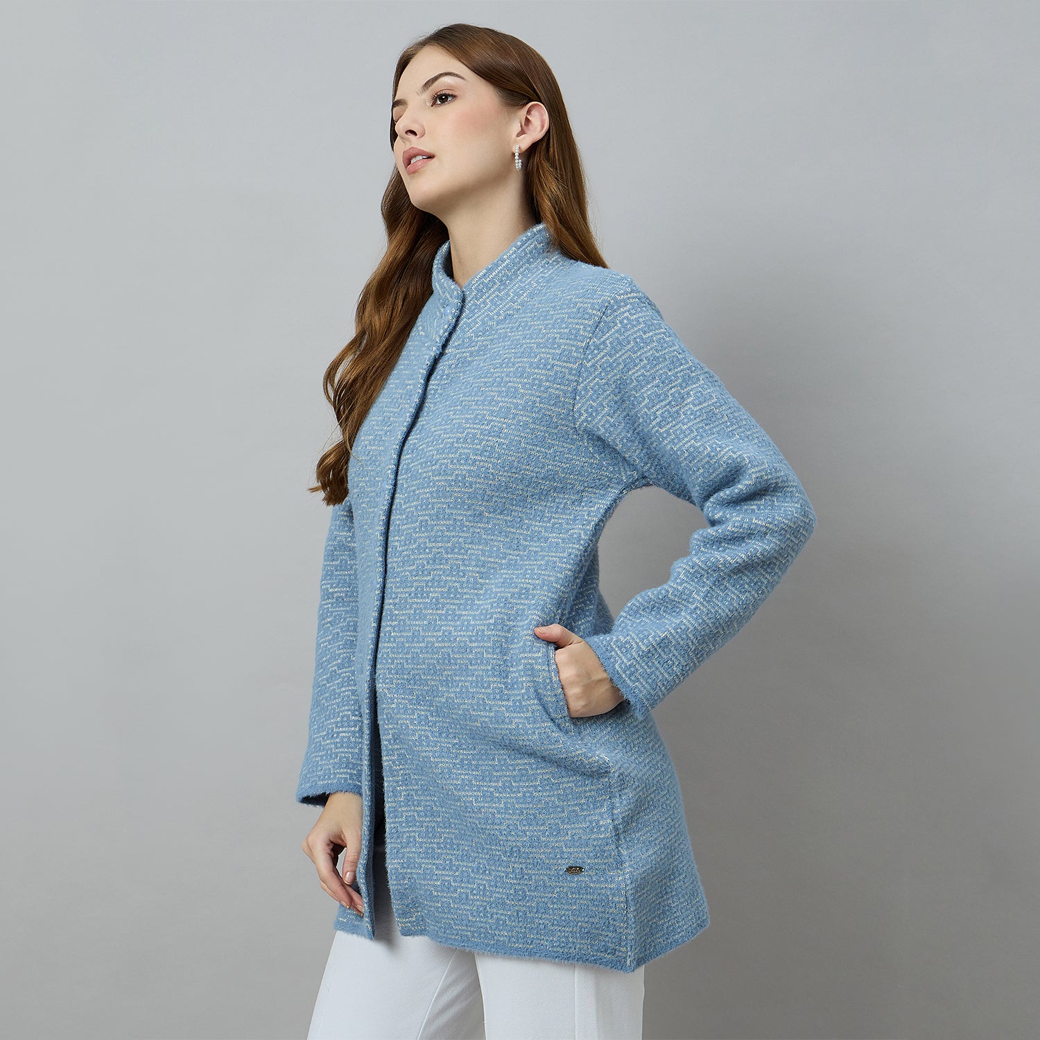 Duke Urban Women Long Coat Shortstyle Cardigan (ONSDS108)