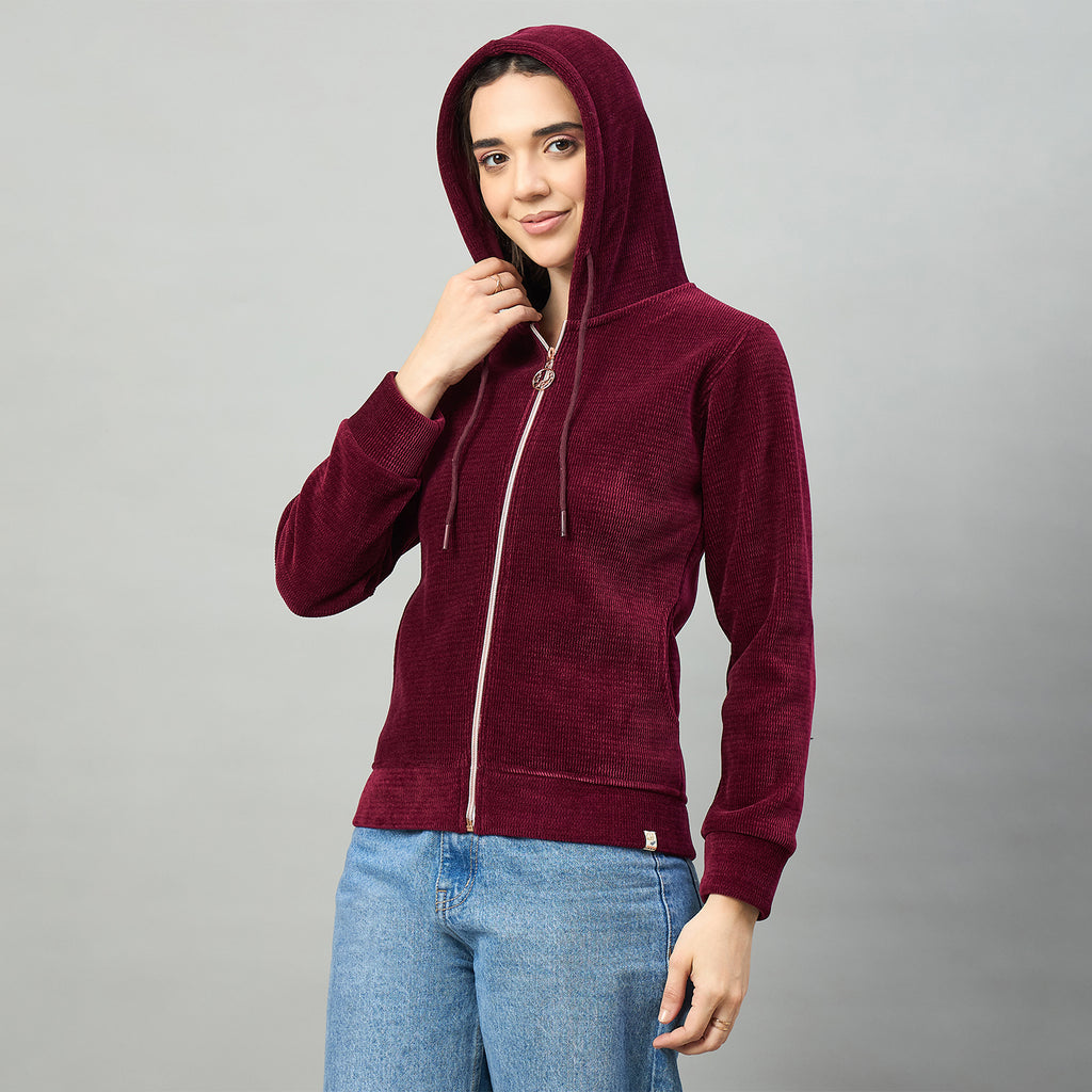 Duke Urban Women Full Sleeve Hooded Sweatshirt (LFX1006)