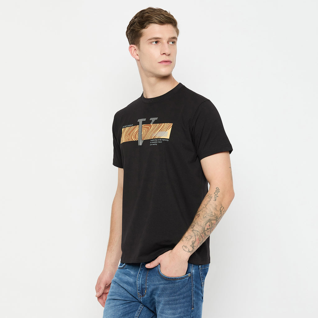 Duke Urban Men Half Sleeve Cotton Tshirt (LF7343)