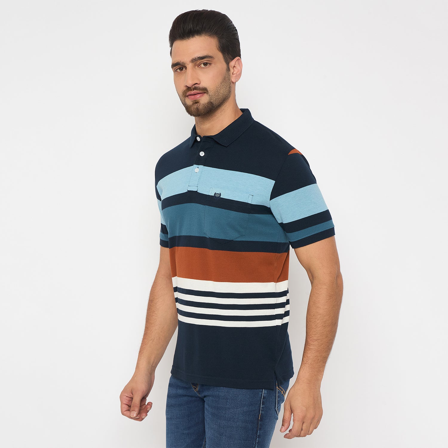 Duke Urban Men Half Sleeve Cotton Tshirt (LF7375)