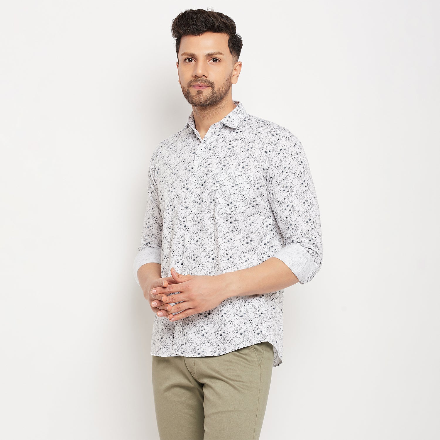Duke Urban Men Full Sleeve Cotton Shirt (SDO8PRSQ)