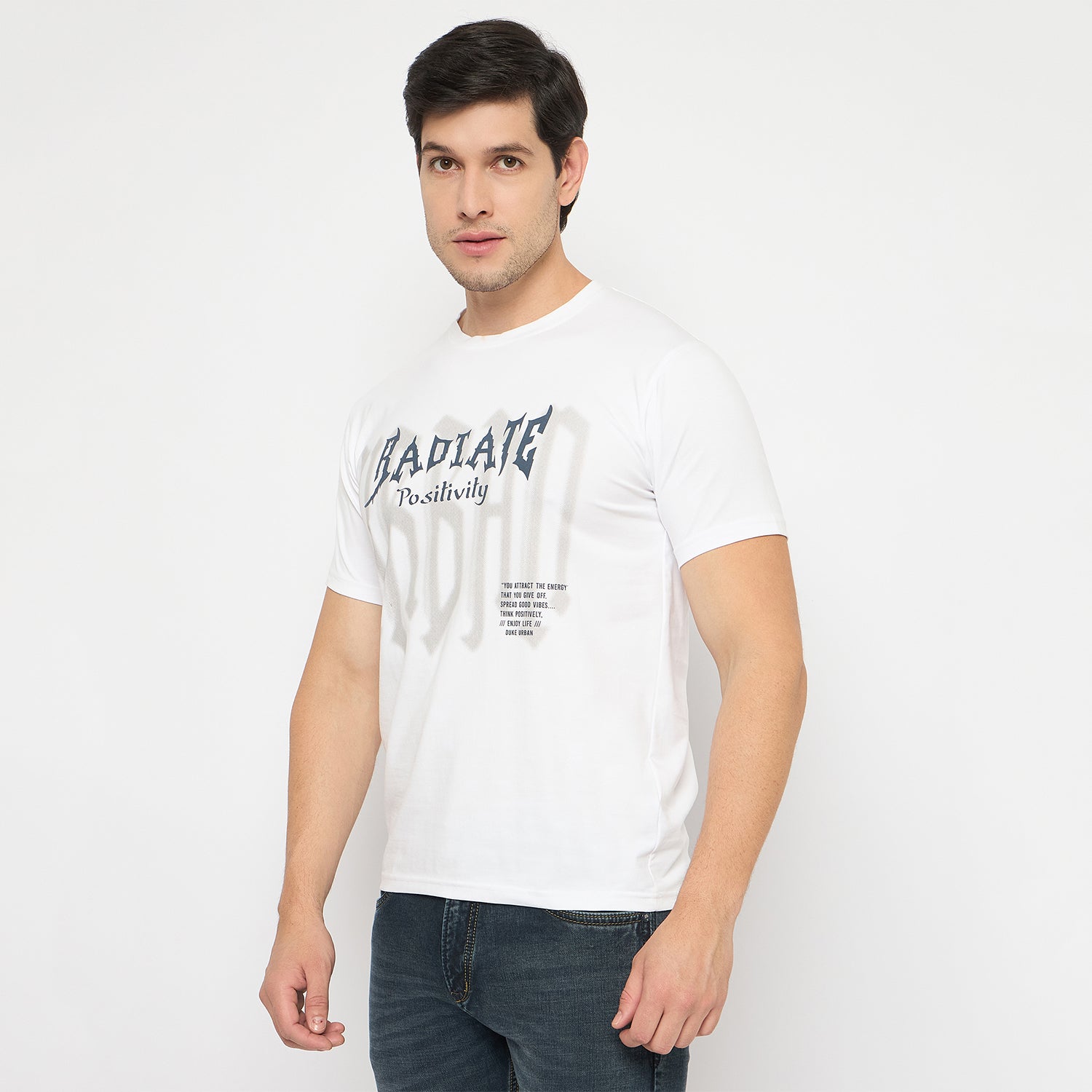 Duke Urban Men Half Sleeve Cotton Tshirt (LF7433)