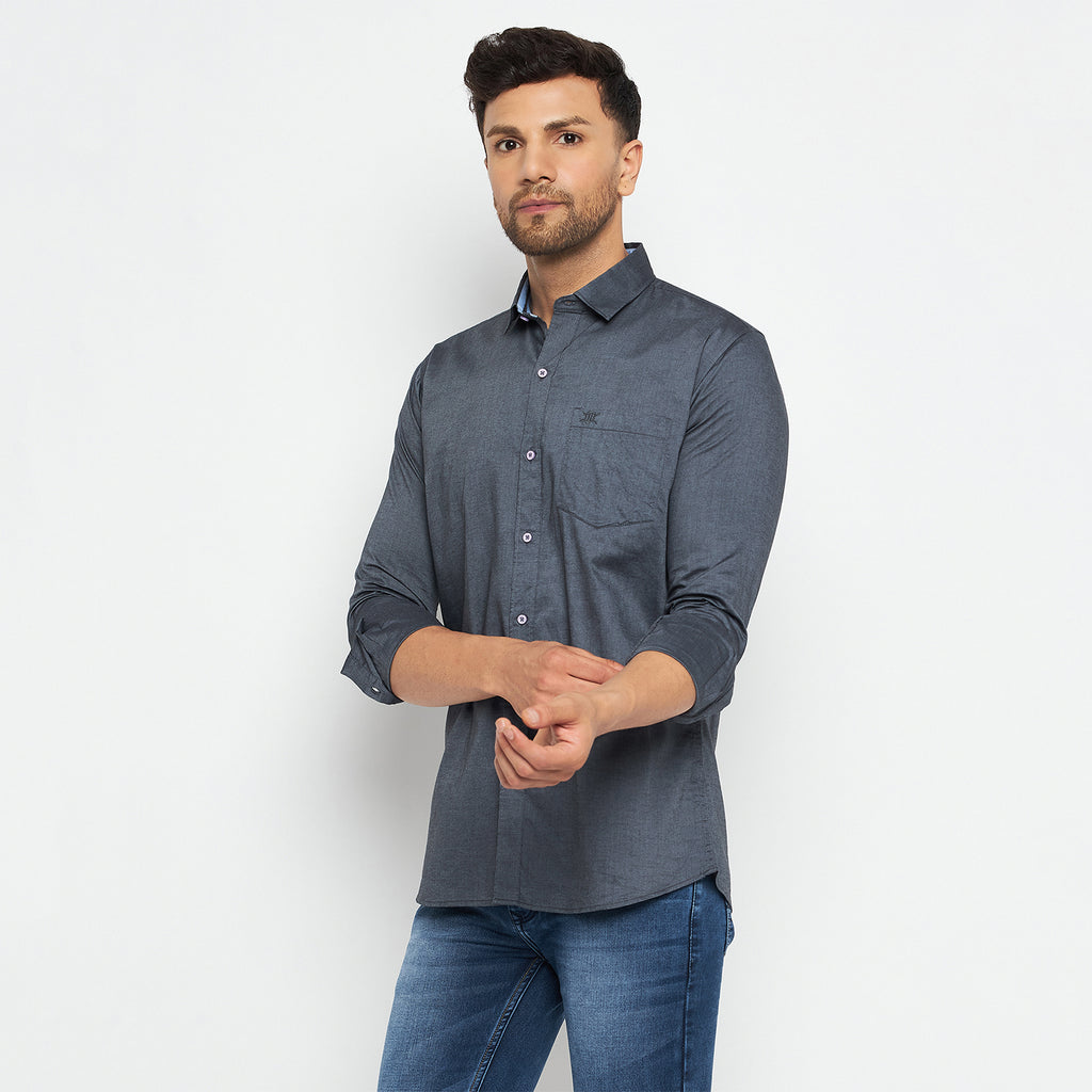 Duke Stardust Men Full Sleeve Cotton Shirt (SDO88BCO)